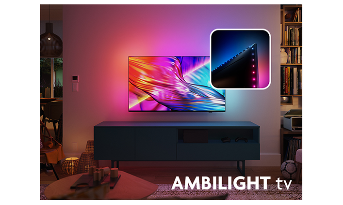 Philips TV - Ambilight TV being illustrated