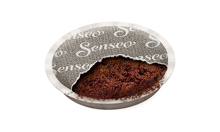 Biodegradable coffee pads according to EU standard EN 13432 and EU directive 94/62/EC