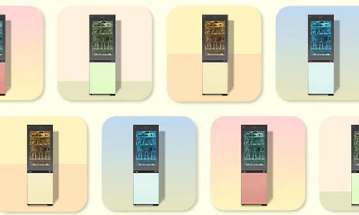 LG - Fridge-freezer - Colourful life, one fridge