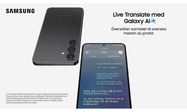Live Translate på svenska