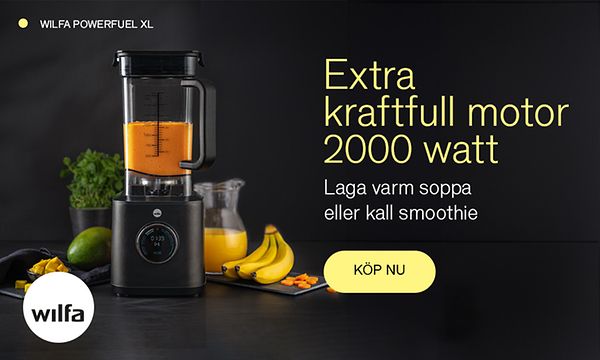 Wilfa Powerfuel XL Blender Banner