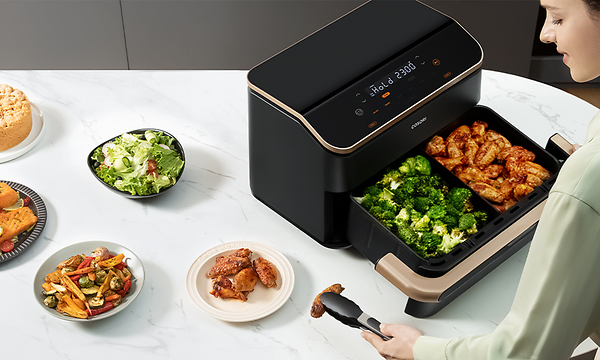 Cosori airfryer - Dual Blaze - simultan matlagning
