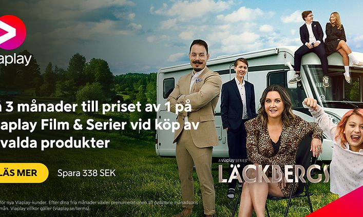 Viaplay Film & Serier - 3 månader till priset av 1! 