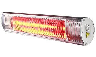 Close-up of a terrace heater